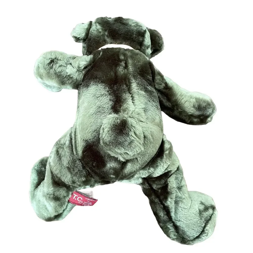 Green Bear Plush TC Dawson by Fiesta Sassy Stuffed Toy Dark Green Toy